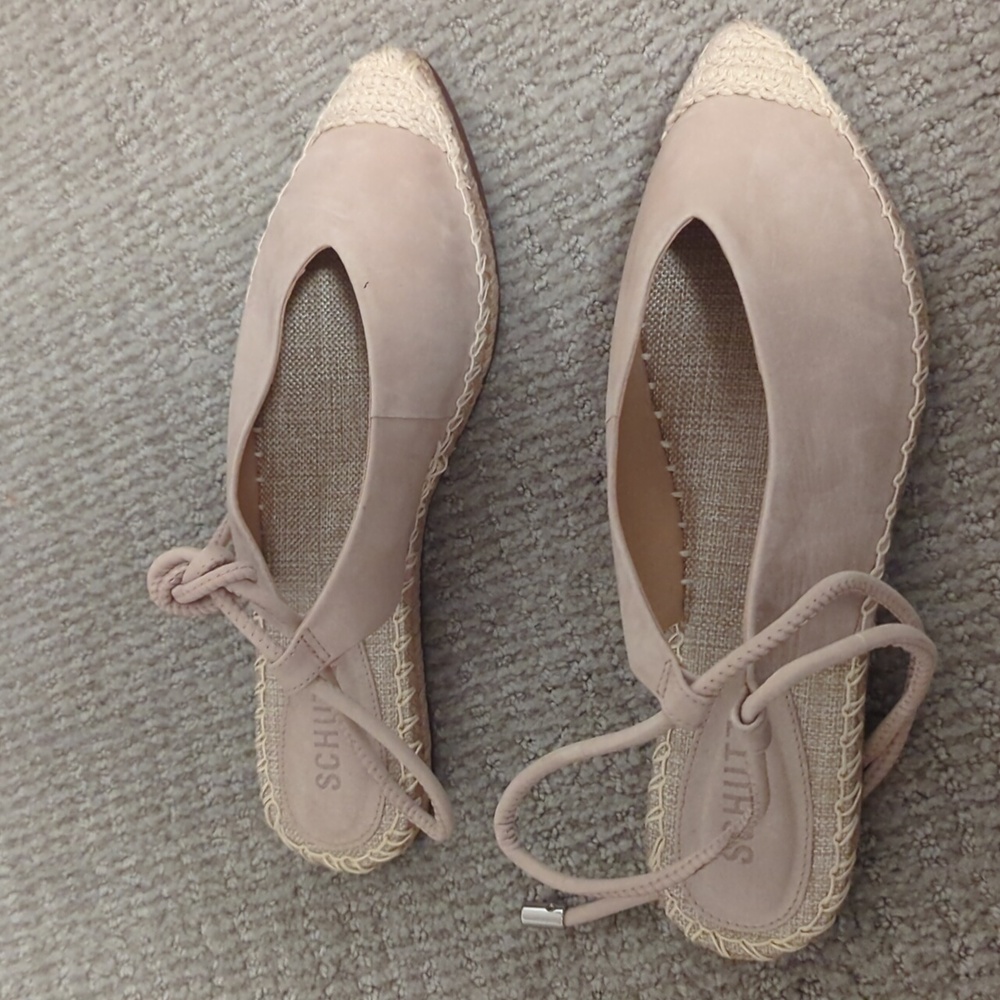 Schutz Flats with Ties